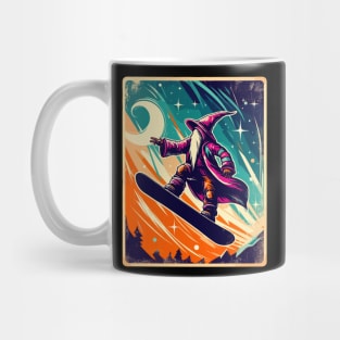 Wizard snowboarder Mug